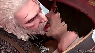 FULL: Gay Lark Characters Kiss thither Tongue [Obbi-mation]